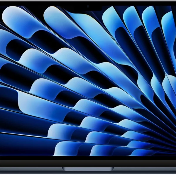 MacBook Air موديل 2024 من Apple مقاس 13 إنش شريحة M3 بوحدة معالجة مركزية ثمانية النوى ووحدة رسومات غرافيك ذاكرة موحدة 16GB 256GB - سماء الليل؛ العربية / الإنجليزية
