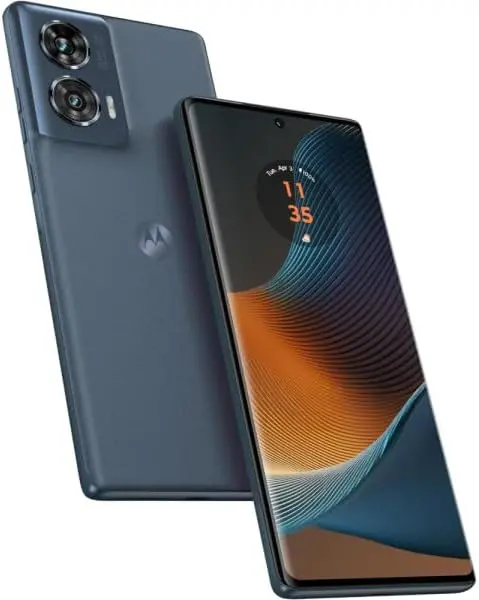 جوال موتورولا ايدج 50 فيوجن 5G RAM 12GB قابلة للتوسيع حتى 24GB روم: 512GB شاشة 6.67 PoLED FHD+ 120Hz منحنية 3D كاميرا خلفية 50MP+13MP أمامية 32MP 5000mAh شحن تيربو 68 واط فورست بلو بشريحتين