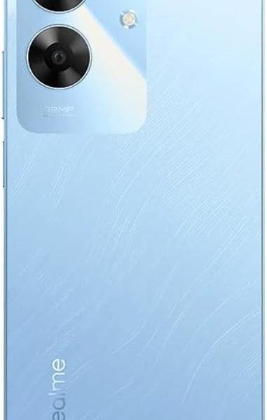 هاتف ذكي نوت 60 4G من ريلمي بنظام اندرويد وكاميرا رئيسية 32MP وذاكرة RAM 4GB وROM 128GB ثنائي شرائح الاتصال خارجية حتى 2TB مع بطاقة SD وبطارية 5000mAh وشاشة LCD مقاس 6.74 بوصة، لون فوياج بلو