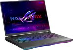 لابتوب اسوس روج ستريكس G16 G614JV-I7161G انتل كور I7-13650HX وRAM 16 جيجا|SSD 1 تيرا WUXGA بوصة 165 هرتز RTX4060 8 جيجا|TGP 140 واط|ويندوز 11|لوحة مفاتيح إنجليزي عربي اضاءة خلفية RGB بـ4 مناطق