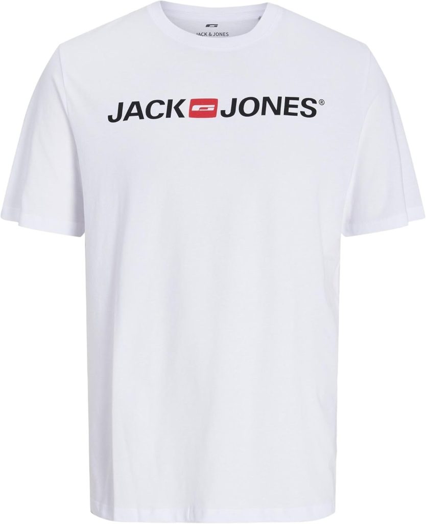 JACK & JONES mens Jjecorp Logo Tee Ss Crew Neck Noos Slim Fit T-Shirt (pack of 1)