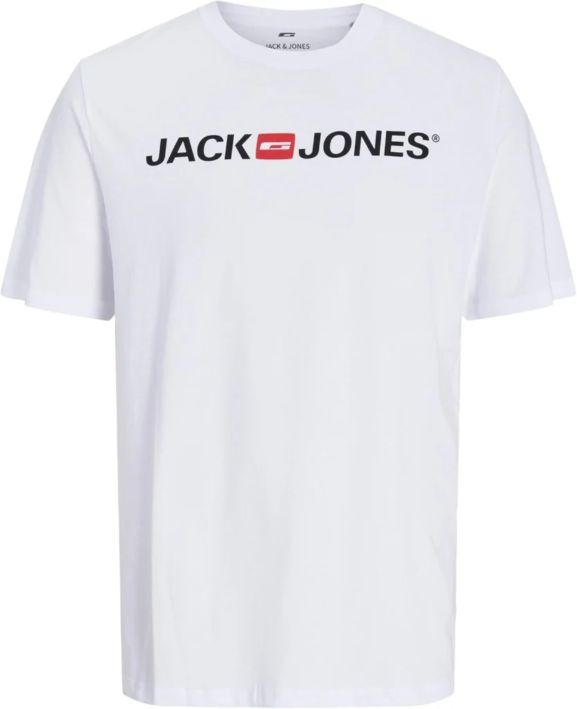JACK & JONES mens Jjecorp Logo Tee Ss Crew Neck Noos Slim Fit T-Shirt (pack of 1)