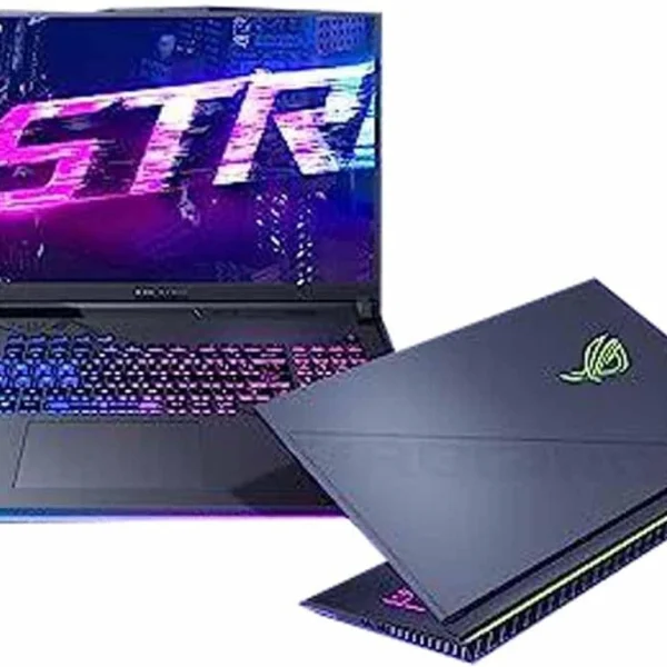 لابتوب ألعاب روج ستريكس معالج I7 13650HX ورام 4800 16 جيجا وSSD 1 تيرا وشاشة بنطاق رسومات بوصة و165 هرتز وانفيديا RTX4060 8 وطاقة 140 واط وكيبورد عربي إنجليزي بإضاءة خلفية وويندوز 11 من اسوس