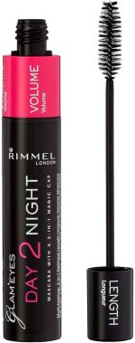 Rimmel london, day 2 night mascara black 9.5 ml