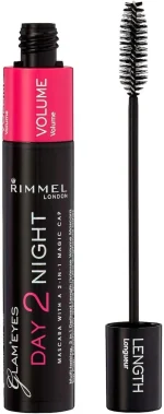 Rimmel london, day 2 night mascara black 9.5 ml