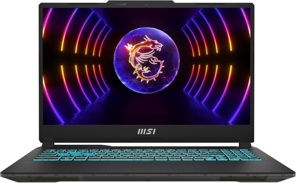 MSI لابتوب العاب سايبورغ 15 انتل كور i7-13620H شاشة 15.6 انش FHD 1920×1080 144Hz 1TB NVMe PCIe SSD ذاكرة RAM DDR5 16GB RTX 4060 بطاقة رسومات GDDR6 8GB ويندوز 11 كيبورد باضاءة خلفية