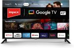 تلفزيون ذكي 43 بوصة من امبيكس FHD جوجل بإضاءة LED evoQ، موديل 43S3RLC2 لون أسود