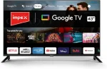 تلفزيون ذكي 43 بوصة من امبيكس FHD جوجل بإضاءة LED evoQ، موديل 43S3RLC2 لون أسود