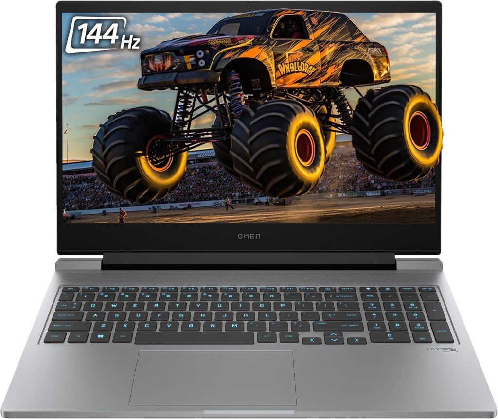 HP لابتوب العاب اومين، انتل i7-14650HX، ذاكرة RAM DDR5 64GB، هارد SSD PCle 2TB، شاشة 16.1 انش FHD (1920x1080)، انفيديا جي فورس RTX 4060، كيبورد رقمي، W11 هوم