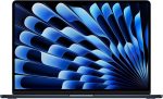 لابتوب ماك بوك اير 2023 بشريحة M2 من ابل: شاشة ليكويد ريتينا مقاس 15.3 بوصة ذاكرة RAM 8GB - SSD 512GB مع معرف باللمس يعمل ايفون وايباد؛ لون داكن كيبورد باللغة الانجليزية