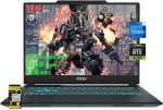 MSI لابتوب العاب سايبورغ 14 14 انش WUXGA IPS 144Hz (100% sRGB) انتل 10-كور i7-13620H 32GB RAM 1TB SSD جيفورس RTX 4060 باضاءة خلفية USB-C ويندوز 11 مع ملحق ICP