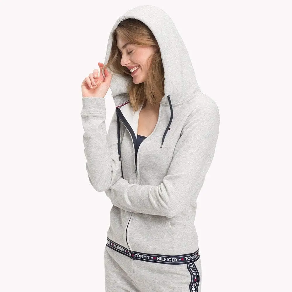 Tommy Hilfiger womens HOODY HWK Heavyweight Zip Throughs Sweatshirt pack of 1
