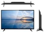 تلفزيون اوسكار 0S32ATVHD الذكي 32 بوصة فائق النحافة HD بشاشة من الزجاج المقوى وواي فاي وHDMI وتشغيل USB، أسود