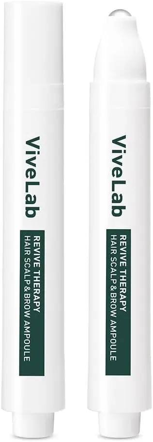 Biotin Hair Regrowth Ampoule Roller Stick Type Natural Treatment Oil Scalp Care For Thicker and Fuller Hair Enhancer D