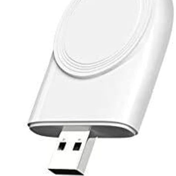 شاحن لساعة ابل سيارة للسفر شحن سريع مغناطيسي لاسلكي محمول USB متوافق مع ساعة سلسلة اس اي 6 5 4 3 2 1 أسود