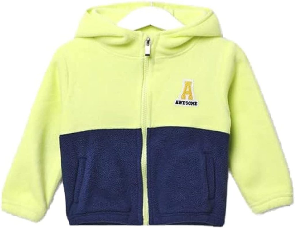 ZARAFA Kids Baby Boy's Color Block Long Sleeves Jacket