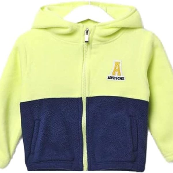 ZARAFA Kids Baby Boy's Color Block Long Sleeves Jacket