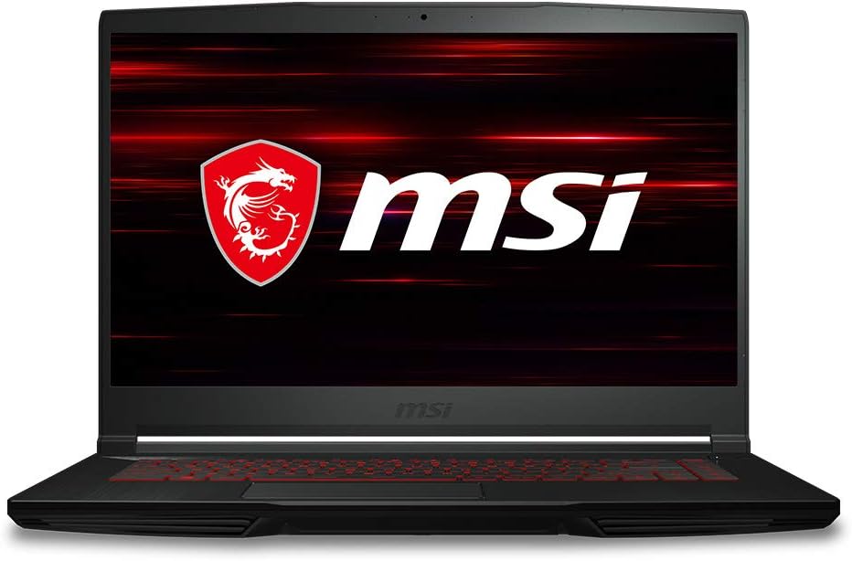 لابتوب ام اس اي GF63 الرفيع 9RCX -615 للالعاب 15.6 انش، انتل كور i5-9300H، انفيديا جي تي اكس 1050Ti، تخزين 8 جيجا، وسيط تخزين ان في مي 512 جيجا، ويندوز 10