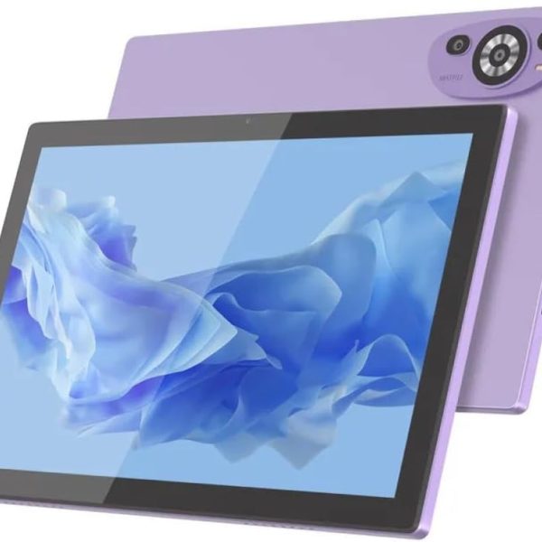 تابلت سمارت للاطفال CM8200 بلس من سيايديا مقاس 10 انش ثنائي شرائح الاتصال بذاكرة RAM سعة 8GB وروم 1TB مع كيبورد ماوس لاسلكي (ارجواني)