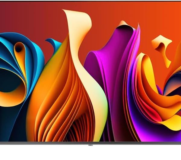 هايسينس تلفزيون ذكي 75 بوصة بدقة 4K QLED، لون كوانتوم دوت، فيدا سيستيم، دولبي اتموس®، حركة سلسة، صورة ذكاء اصطناعي، تحكم صوتي، جاهز للمنزل الذكي، موديل 2024، أسود