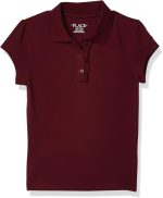 The Children's Place Girls' Uniform Pique Polo