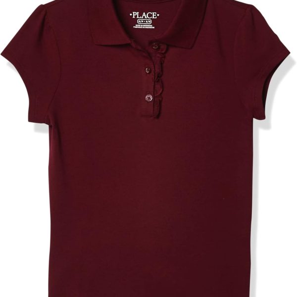 The Children's Place Girls' Uniform Pique Polo