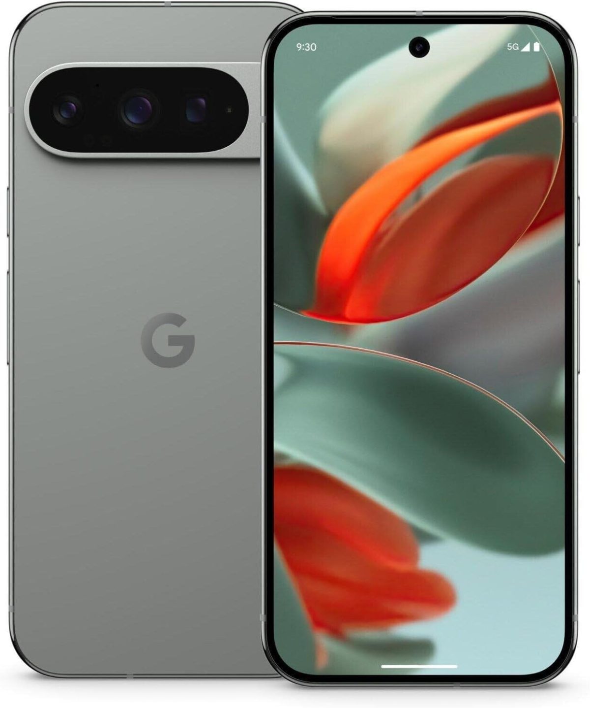 جوال بكسل 9 برو من جوجل الجيل الخامس 5G 2024 GEC77 | النسخة العالمية 6.3 بوصة ثنائي شرائح الاتصال/شريحة نانو شريحة اتصال إلكترونية نظام اندرويد 14 غير مقفل مساحة 512GB/ ذاكرة رام 16GB - هازل