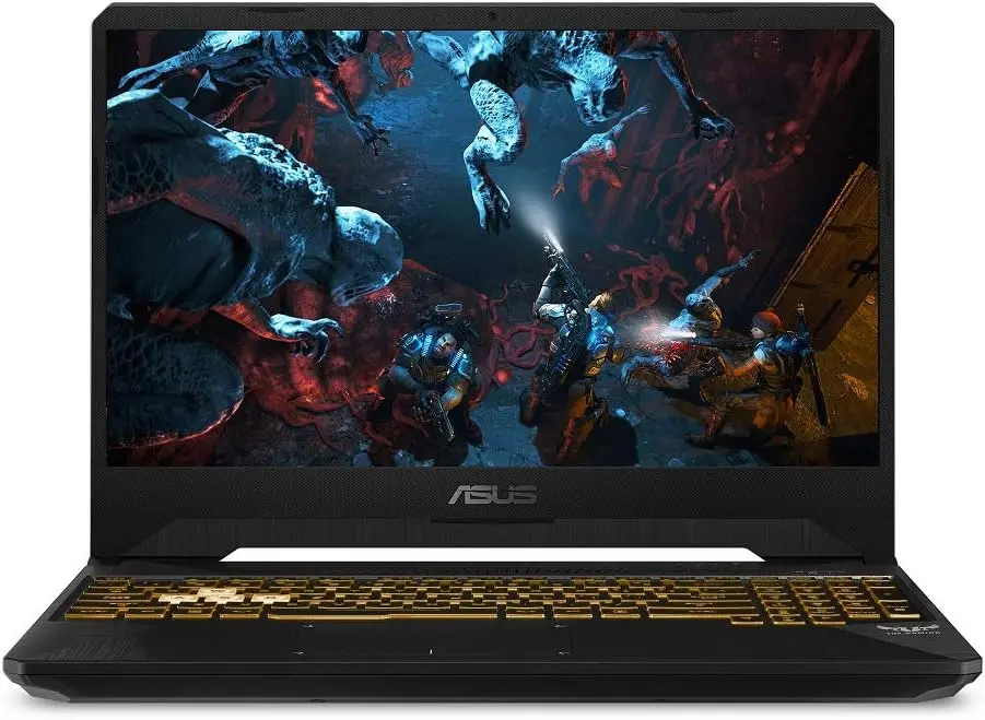 لابتوب العاب تاف (2019) من اسوس، شاشة FHD 15.6 انش نوع IPS، AMD رايزن 7 R7-3750H، جيفورس جي تي اكس 1660 Ti، DDR4 16GB، SSD بمنفذ PCIe 256GB +هارد ديسك 1TB، واي فاي 5 جيجابت، كيبورد RGB، TUF505DU-EB74