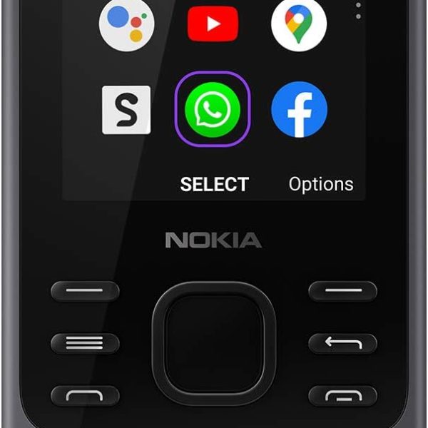 جوال نوكيا 6300 4G، ثنائي شرائح الاتصال، ذاكرة RAM 512MB، واتس اب، فيسبوك، يوتيوب، خرائط جوجل 4G وWifi، مساعد جوجل اداء سلس وتصميم متين، تشاركول فاتح، رمادي فحمي