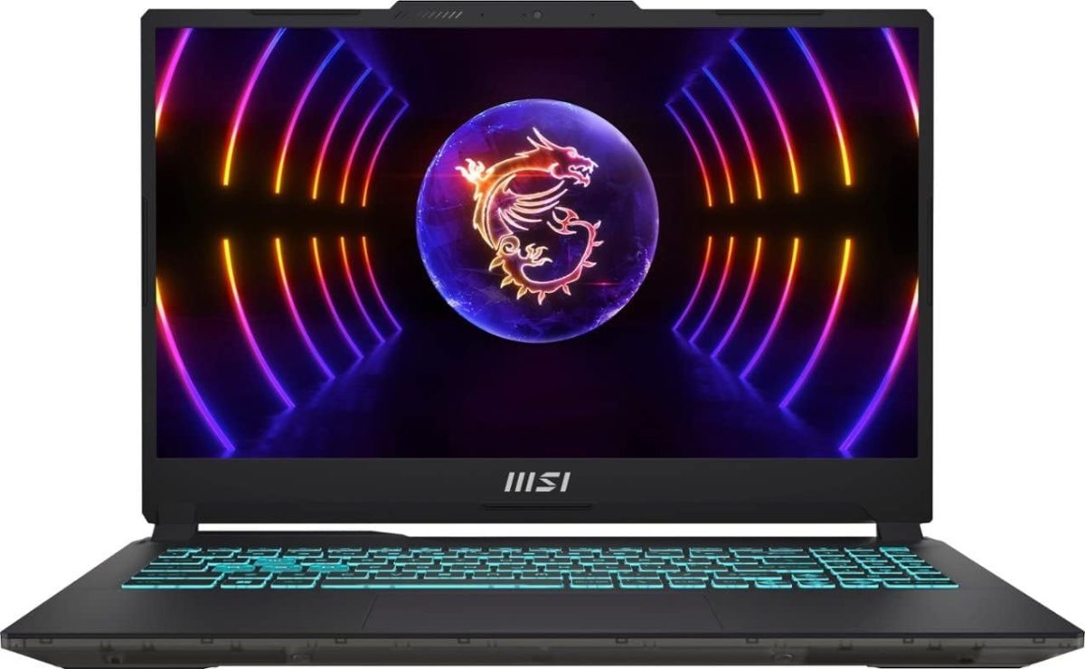 MSI لابتوب العاب 15.6 انش، شاشة 1920×1080 بكسل 144Hz، انفيديا جيفورس RTX 4050 6GB GDDR6، الجيل 13 انتل i7-13620H 14 نواة، 16GB DDR5+512GB SSD، واي فاي 6، HDMI 2.0، كيبورد رقمية، ويندوز 10 هوم