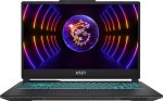 MSI لابتوب العاب 15.6 انش، شاشة 1920×1080 بكسل 144Hz، انفيديا جيفورس RTX 4050 6GB GDDR6، الجيل 13 انتل i7-13620H 14 نواة، 16GB DDR5+512GB SSD، واي فاي 6، HDMI 2.0، كيبورد رقمية، ويندوز 10 هوم