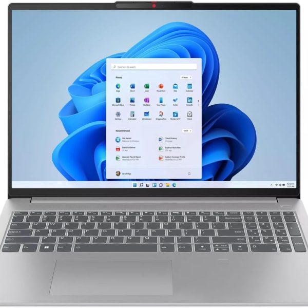 لينوفو لابتوب ايديا باد سليم 5i بشاشة 16 انش WUXGA (1920 × 1200)، معالج انتل كور 7 150U (حتى 5.40GHz)، 16GB LPDDR5X-5200MHz، 1 TB SSD، ويندوز 11 هوم