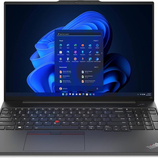 Lenovo ThinkPad E16 Gen 1 Business Laptop 16.0" Touch IPS WUXGA Display (Intel 13th Gen i5-1335U, 16GB RAM, 1TB SSD, Backlit KYB, Fingerprint Reader, 2 Thunderbolt 4, WiFi 6, Win 11P) w/Hub