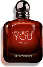عطر سترونجر ويذ يو نسخة بيرفيوم للرجال من ارماني بيوتي، عطر برائحة الخشب والعنبر/ الروم والبرغموت واللافندر وخشب الأرز والفانيليا، زجاجة 100 مل