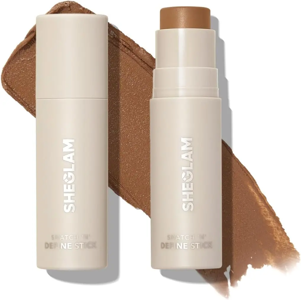 SHEGLAM Snatch 'n' Define Cream Contour Stick Long Lasting Highly Pigmented Sweat Proof Face Bronzer Makeup - Warm Honey
