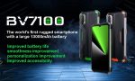 هاتف ذكي خارجي BV7100 من بلاك فيو، بطارية 13000mAh 33 واط، شحن سريع، هاتف متين IP68-IP69K، 6GB+128GB، شاشة FHD+ 6.58 انش، كاميرا ثلاثية 12MP ونظام تحديد المواقع ان اف سي (برتقالي)، بشريحتين