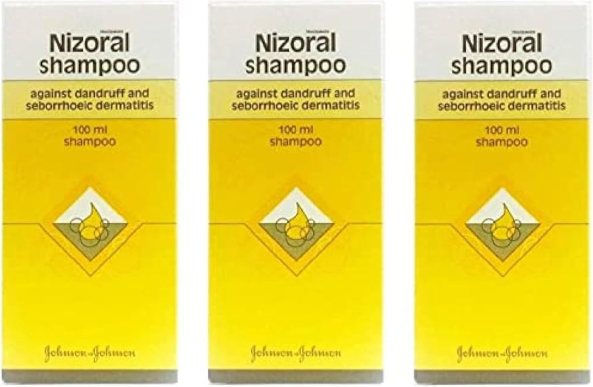 Nizoral Anti-Dandruff Shampoo, 100ml - Pack of 3