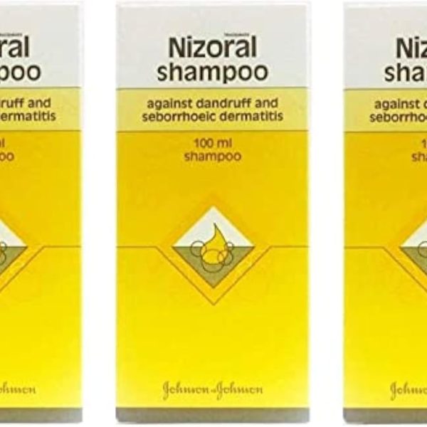 Nizoral Anti-Dandruff Shampoo, 100ml - Pack of 3