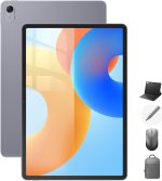 هواوي تابلت ميت باد 11.5 8+256GB، اصدار بيبر مات، شاشة فل فيو 11.5 انش، دقة 2.2K مع كيبورد، قلم ستايلس ام بن لايت رمادي + ماوس لاسلكي فضي + شنطة ظهر رمادي، هواوي Care+ (رمادي)
