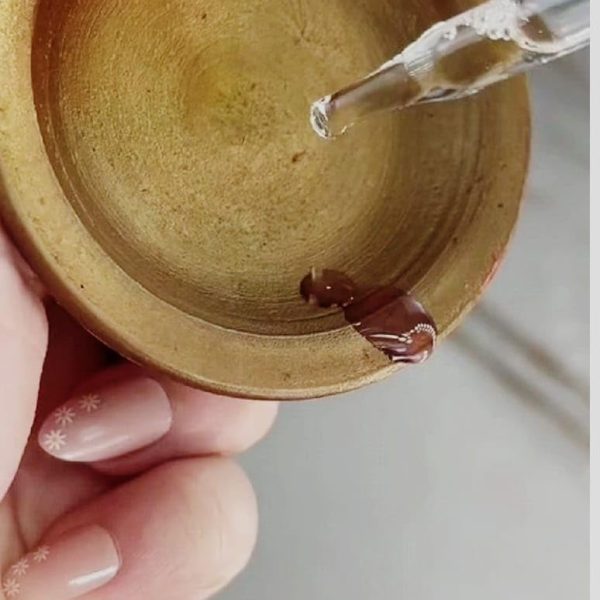 Argan Beauty House Original Akr Fassi - Cosmetic Powder - Natural Finish - Gold Tone - Coated Pottery