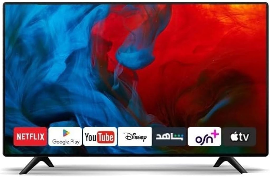 شاشة ذكية - اندرويد 13-70 بوصة - 4K UHD - مع حامل يثبت على الحائط وجهاز استقبال داخلي - S-KT-70BF / KT70UH، أسود