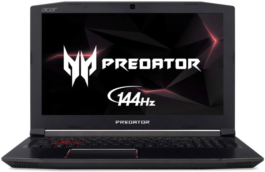 Acer Predator Helios 300 Gaming Laptop PC, 15.6" FHD IPS w/ 144Hz Refresh, Intel i7-8750H, GTX 1060 6GB, 16GB DDR4, 256GB NVMe SSD, Aeroblade Metal Fans PH315-51-78NP