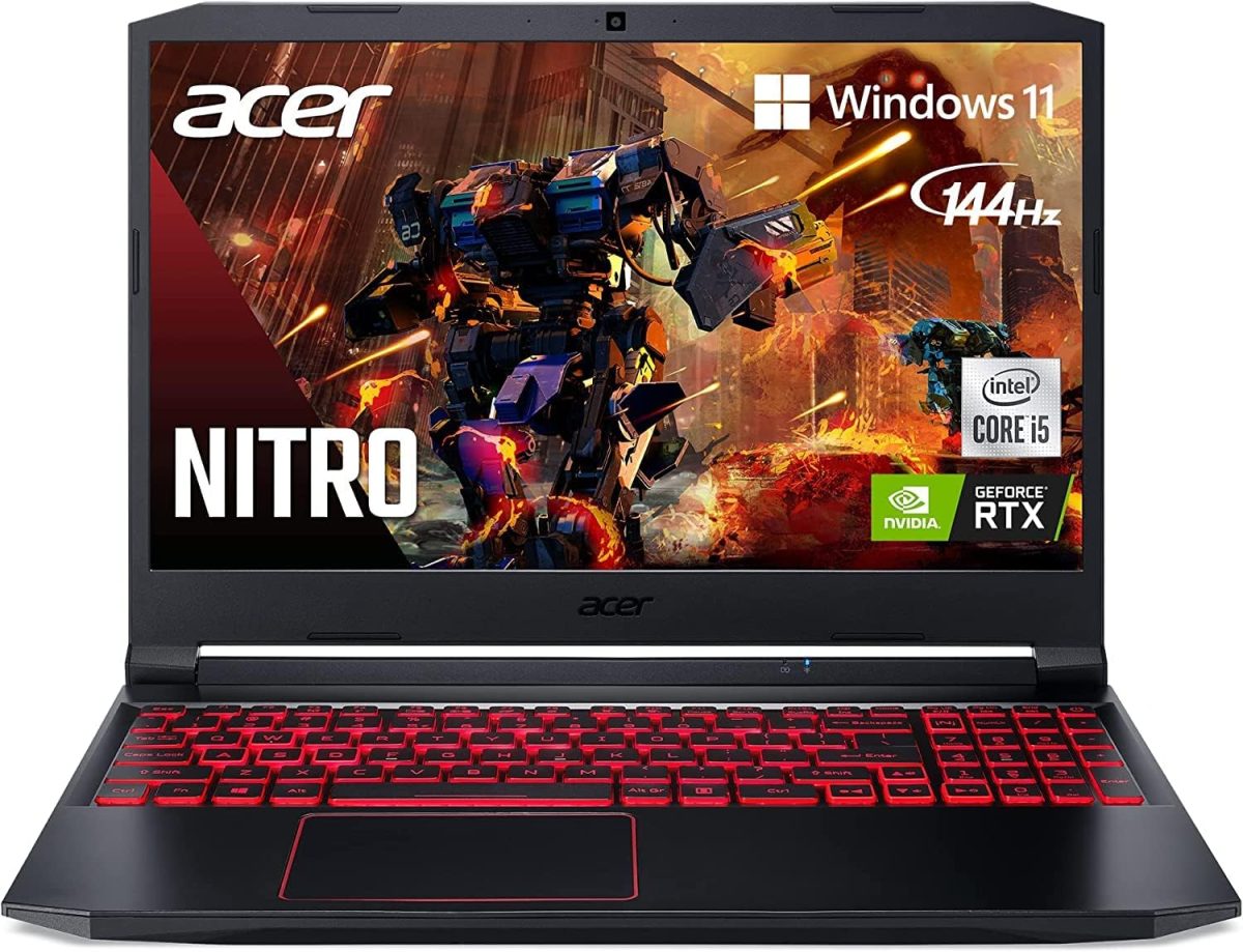 لابتوب الالعاب ايسر نيترو 5 بشاشة IPS 15.6 انش FHD 144Hz ، ب كور i5 , 10300H بطاقة جيفورس RTX 3050 32 ال SSD 1TB واي فاي 6 ويندوز 10 32 GB د ار4 انتل