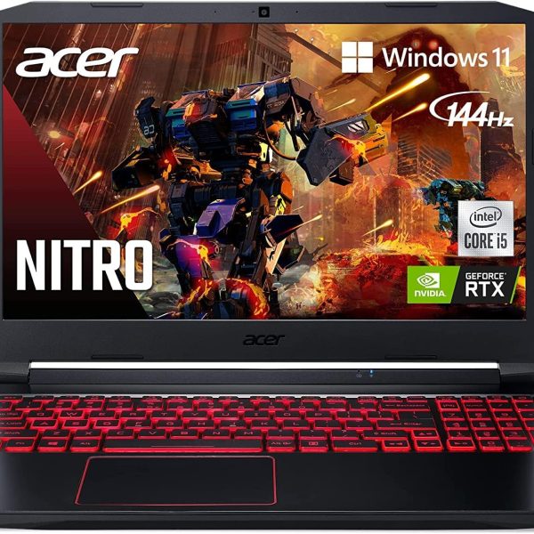 لابتوب الالعاب ايسر نيترو 5 بشاشة IPS 15.6 انش FHD 144Hz ، ب كور i5 , 10300H بطاقة جيفورس RTX 3050 32 ال SSD 1TB واي فاي 6 ويندوز 10 32 GB د ار4 انتل