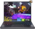 ايسر لابتوب العاب بريداتور تريتون 300 SE 14 انش FHD+ IPS 165Hz انتل 14-كور i7-12700H 16GB DDR5 512GB SSD جيفورس RTX 3060 6GB RGB اضاءة خلفية بصمة الاصبع ثاندربولت ويندوز 11 اسود + كيبل HDMI