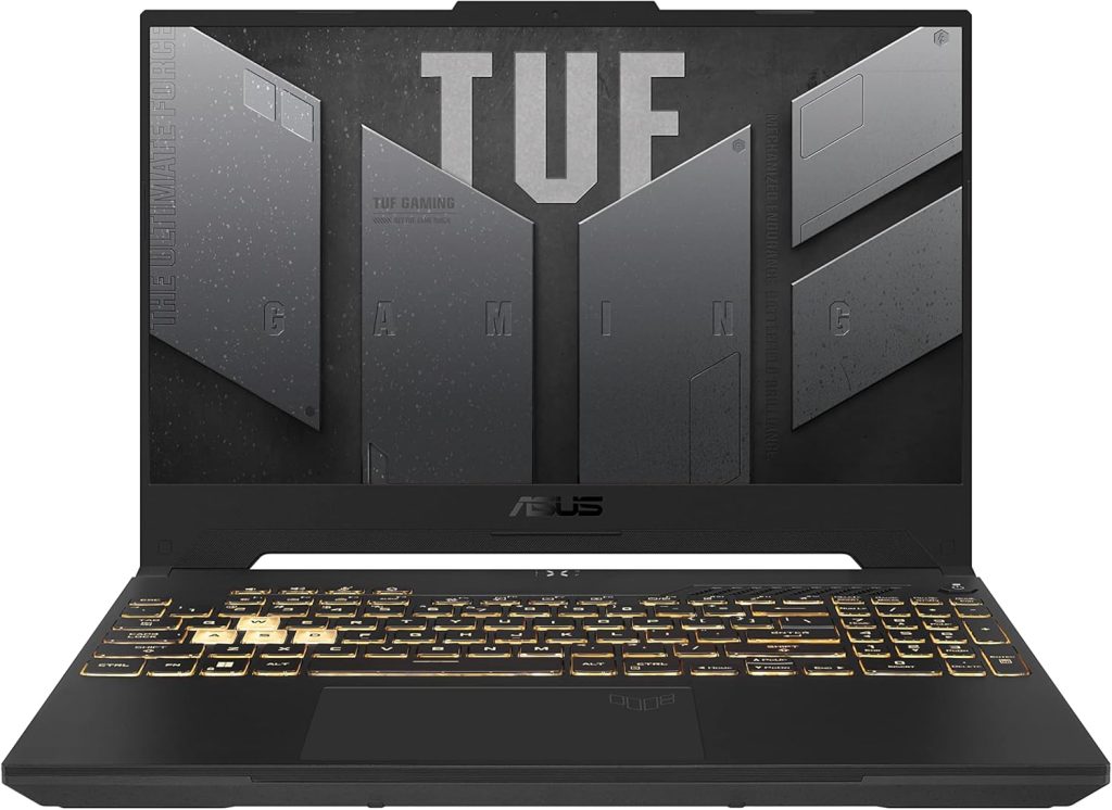 لابتوب ألعاب اسوس تي يو اف F15 انتل كور i7 13620H (10 أنوية) FX507VI-LP073W، رام DDR5 32GB، (شاشة 15.6 بوصة FHD +144 هرتز)، 1 تيرا، نفيديا RTX4070 (8GB DDR6)، كيبورد خفيف عربي إنجليزي، ويندوز 11