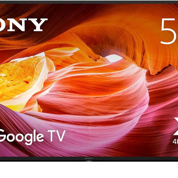 تلفزيون بشاشة سمارت 50 انش 4K بدقة UHD ونطاق ديناميكي عالي ومحرك جوجل من سوني برافيا - KD-50X75K ( موديل 2022)، اسود