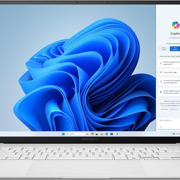 لابتوب اسوس زين بوك S16/شاشة 16 بوصة OLED 3K+AI/معالج AMD رايزن AI 9 HX 370/ذاكرة 32GB RAM DDR5/سعة 2TB SSD M.2 NVME/لوحة مفتاح إنجليزي+عربي بإضاءة خلفية/ويندوز 11/شحن نوع C 65 واط/UM5606WA-RK233W