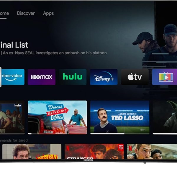 تلفزيون فيدا الاحترافي 70 بوصة من جيباس - GLED7069SVUHD| تحكم صوتي ذكي 4 كيه UHD | مع جهاز عن بعد ومنافذ HDMI وUSB | محتويات مرخصة وتطبيقات مثبتة مسبقًا