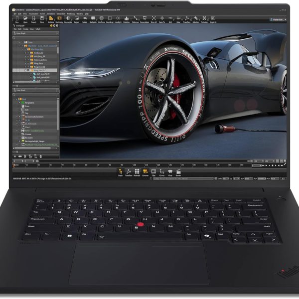 لابتوب ثينك باد P1 جيل7 وورك ستيشن لينوفو انتل الترا7 165H انفيديا RTX 3000 ادا رام 32GB ذاكرة مستديمة SSD 2TB؛ 16" 2.8K 2560×1600 IPS مضاد توهج 500 وحدة مضيئة في البكسل كاميرا 5MP RGB+IR ويندوز11